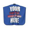JCETUNO Personalized Waterproof Barber Cape, Professional Salon Cape For Men, Unisex Hair Cutting Cape With Adjustable Neck Size, Royal Blue Apron 66x55in view 2
