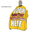 JCETUNO Personalized Waterproof Barber Cape, Professional Salon Cape For Men, Unisex Hair Cutting Cape With Adjustable Neck Size, Orange Yellow Apron 39x47in view 3