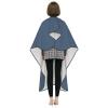 JCETUNO Personalized Waterproof Barber Cape, Hairdresser Cape For Hair Treatment, Cutting/Coloring/Perming, Indigo Blue Apron 66x55in view 4