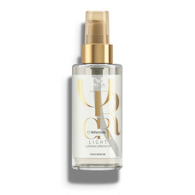 Wella Professionals Oil Reflections Lightweight | for Fine to Medium Hair | Adds Instant Smoothness & Shine | With Camellia Seed Oil | 3.38 Fl Oz