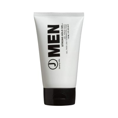 J Beverly Hills Men's Strong Hold Hair Gel with Aloe Vera for Promoting Hair Growth, (4 Oz)