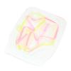 Ruilogod Nylon Fabric Shower Scrub Glove Mitt Orange White (id: c3b fb3 abd 15e 3e5 view 1