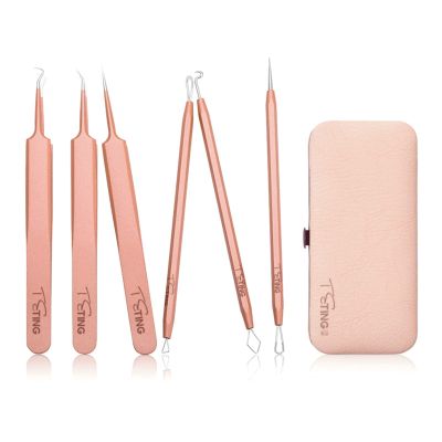 NA Stainless Steel Acne Needle Set Acne Blackhead Three-Edged Needle Splinter Acne Clip Acne Beauty Needle Blackhead Removal Tool