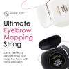 Brow Mapping String Set  Pre-Inked Black & White Strings for Eyebrow Mapping, Henna Brows, Microblading & PMU | Professional Precision Tool for Brow Artists & Stylists by Marie-Jos view 2