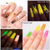 12 Colors Luminous Spider Gel, Glow In The Dark Spider Gel for Nail Art, Elastic Wire Drawing Gel for Line with Brush, Soak off UV LED Drawing Gel Nail Art Design Gel with Neon Fluorescent Effect view 4