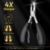 10 PCS Toenail Clippers Tool Kit, Modacraft Professional Podiatrist Nail Clippers Set for Thick & Ingrown Toenails Corrector Treatment, Wide Jaw Opening Nail Clippers Set for Seniors Pedicure, Unisex view 3