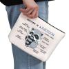 G2TUP Raccoon Lover Gift Anatomy Of A Raccoon Makeup Bag Raccoon Themed Cosmetic Bag Crazy Raccoon Lady Gift Animal Lover Zipper Travel Pouch (Anatomy Of A Raccoon White Bag) view 2