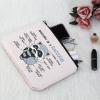 G2TUP Raccoon Lover Gift Anatomy Of A Raccoon Makeup Bag Raccoon Themed Cosmetic Bag Crazy Raccoon Lady Gift Animal Lover Zipper Travel Pouch (Anatomy Of A Raccoon White Bag) view 4