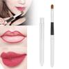 Professional Lipstick Brush, Lip Tool Lip Brush Applicators Flat Lip Multi-Function Cosmetic Tool With Cover view 2