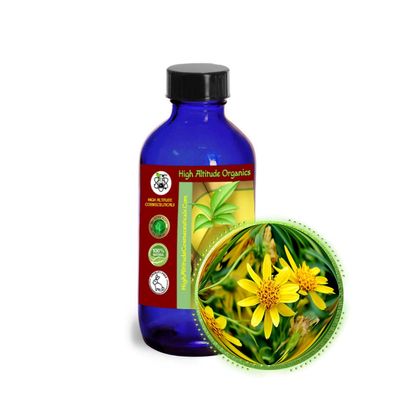 Arnica Tincture Liquid Extract by ARNICAmfort - Extra Strength (High Concentration 1:2) - External Skin Bruises, Bath Tea, Body Foot Hand Soak, Soothe Dry Skin Hair Scalp - 4oz