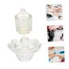 Beavorty 2pcs Nail Art Cleaning Cups Stylish Manicure Brush Washing Cups for Nail for Makeup Easy to Use and Practical view 2