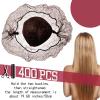 Jexine 400 Pcs Hair Nets for Women Dark Brown Hair Nets for Food Service Workers Invisible Elastic Edge Mesh 20 Inches for Sleeping Ballet Dance view 2