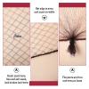 Jexine 400 Pcs Hair Nets for Women Dark Brown Hair Nets for Food Service Workers Invisible Elastic Edge Mesh 20 Inches for Sleeping Ballet Dance view 3