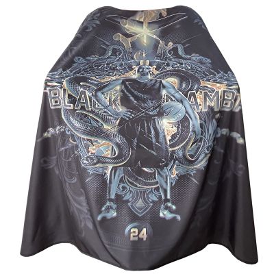 Barber Capes for Men Hair Cutting Salon Cape with Snaps Waterproof Professional Large Barber Hairdresser Gown Stylist Cape- 63 56(Mamba Pattern)