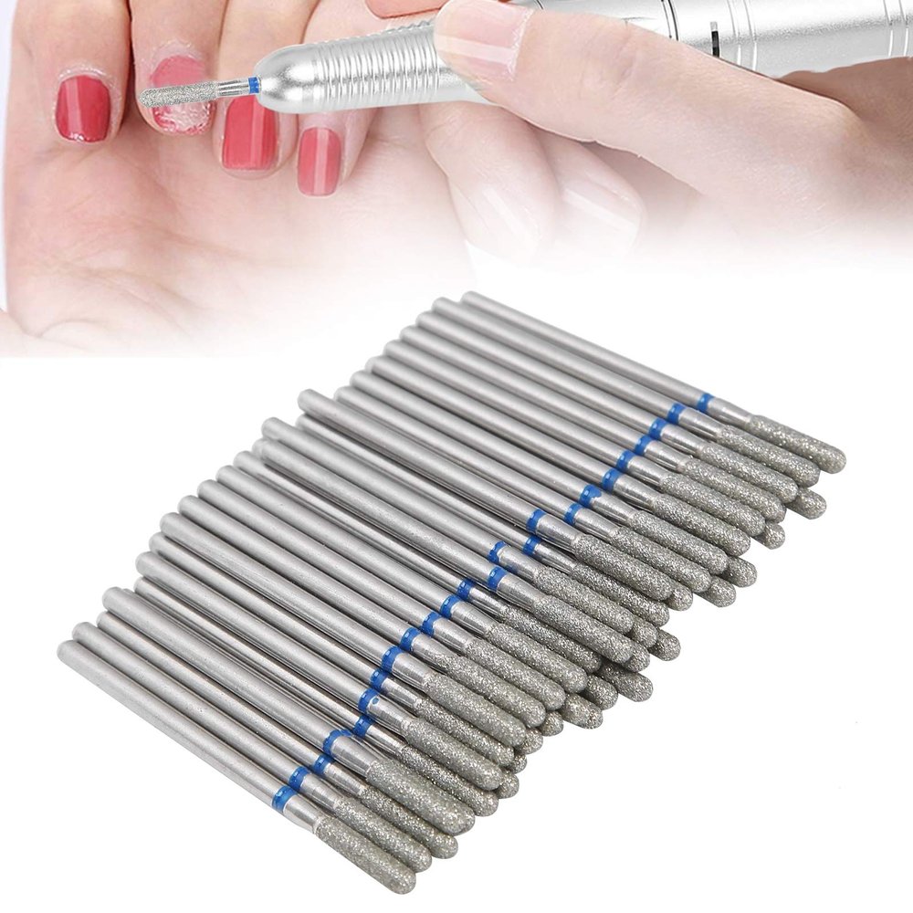 50pcs Portable Nail Drill Bits, Professional Nail Drill Bits, Dead Skin Removal Nail Grinding Polishing Head Accessory (M-41.25), Wholesale Business