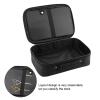 Large Capacity Barber Carrying Case, Professional Barber PU Leather Hairdressing Hair Scissors Bag Hair Styling Tool Case view 3