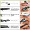 NAZQAT Eyebrow Grooming Kit for Women & Men for Eyebrow Trimming, Shaping, and Exfoliating - Includes Eyebrow Tweezers, Eyebrow Razor Tools, Eyebrow Scissors (Pack of 6) view 2