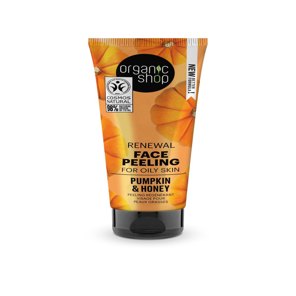 Organic Shop Pumpkin and Honey Renewal Face Peeling for Oily Skin 2.54 fl oz