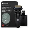 Panasonic ARC6 Electric Razor for Men Face, Wet/Dry Shavers for Men with Foil Shaver, Premium Automatic Cleaning and Charging Station, Ultra-Fast 6-Blade & Pop-up Trimmer - ES-LS9A-K (Black) view 1