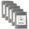 Natural Elephant Exfoliating Washcloth Charcoal Grey Japanese Shower Scrubber for Body (5 Pack (5 Washcloths)) view 1