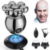 7D Electric Shaver for Men 5-in-1 Waterproof Bald Head Razors Beard Trimmer Wet and Dry Use Rechargeable Men's Bald Super Shaver view 1