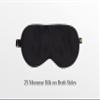 Premium 25 Momme Mulberry Silk Eye Mask for Sleeping (Midnight) view 2