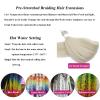613 Blonde Braiding Hair Pre Stretched 26 inch Prestretched Braiding Hair Blond Colored Hair Extensions for Braiding Box Braids Knotless Hypoallergenic Synthetic Braiding Hair (Blond Braids 6packs) view 4
