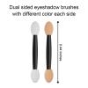Cuttte 240PCS Disposable Dual Sides Eye Shadow Sponge Applicators with Container, 2.44' Length Eyeshadow Brushes Makeup Applicator view 2