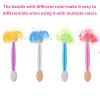 Cuttte 240PCS Disposable Dual Sides Eye Shadow Sponge Applicators with Container, 2.44' Length Eyeshadow Brushes Makeup Applicator view 4
