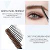 DAGEDA Clear Eyebrow Setting Gel, Brow Fix Gel, Waterproof And Sweat-Proof Eyebrow Repair Liquid Brows Styling Beauty Salon Home Use Makeup, 1.81oz (Clear and Dark Brown) view 4