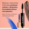 Honest Beauty 2-in-1 Extreme Volume Clean Mascara, Bold Lash Primer with Castor Oil, Maximum Curl, Vegan, Safe for Sensitive Eyes, Black, .27 fl oz view 2