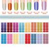 DANNEASY 16 Sheets Nail Wraps for Women Nail Polish Strips Solid Self Adhesive Gel Nail Stickers Gel Strips Nails Art Accessories with 1pc File, Cuticle Stick (Glitter) view 2