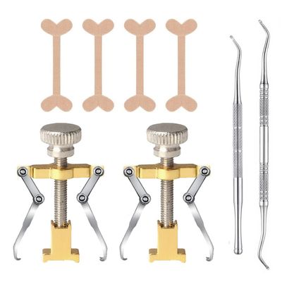 LSOAARRT Ingrown Toenail Tools Kit including Ingrown Toenail Lifter Toe Clamp, Ingrown Toenail Stickers, Ingrown Toenail File and Lifter (5Pcs)