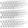 60 Pieces Pearl and Rhinestone Hair Pins - U Shape Bridal Hair Accessories for Women and Girls (Charming Style) view 1