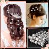 60 Pieces Pearl and Rhinestone Hair Pins - U Shape Bridal Hair Accessories for Women and Girls (Charming Style) view 3