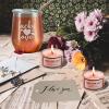 Valentine Gifts For Women Best Friend, Pink Relaxing Spa Gift Box Basket For Her, Unique Gifts for Women Mom Sisters Wife Girlfriend Who Have Everything, Happy Birthday Tumbler Bath Gift Boxes Set view 4