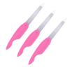 Uonlytech Professional Nail File 3pcs Folding Nail Files Double Sided Foldable Stainless Steel Manicure Nail Buffers Manicure Tools for Smooth and Shiny Nails, Buffer Block view 1