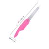 Uonlytech Professional Nail File 3pcs Folding Nail Files Double Sided Foldable Stainless Steel Manicure Nail Buffers Manicure Tools for Smooth and Shiny Nails, Buffer Block view 2