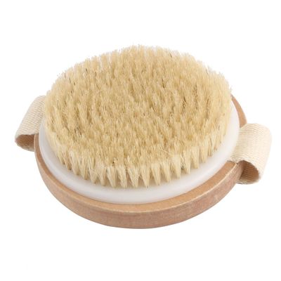 Ruilogod Wooden Household Bathroom Round Bathing Tool Body Clean Bath Brush Wood Color (id: fc0 716 3c7 b2e 303