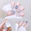 Light Rain Large Size Hand-made Press on Nails, 3D Gel UV Finished False nails with Design by Professional Manicurist view 2
