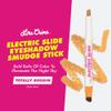 Lime Crime Electric Slide Eyeshadow & Brush Stick, Totally Buggin - Lightweight 2-in-1 Eyeshadow Smudge Stick with Angled Brush for Long Lasting & Natural Color or Glow - Vegan & Cruelty-Free view 2