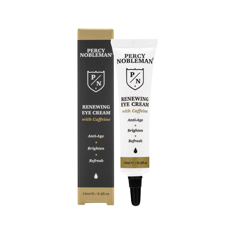 Percy Nobleman Repairing Eye Cream (with Caffeine), an anti-aging eye treatment to help combat the signs of aging, 15ml