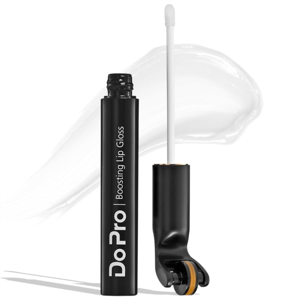 Lip Plumper Gloss with Stimulating Roller for Maximum Absorption and Long-Lasting Results  Lip Gloss with Hyaluronic Acid, Collagen, Vitamins C & E  Volumizing and Hydrating Lip Plumping Serum  5ml