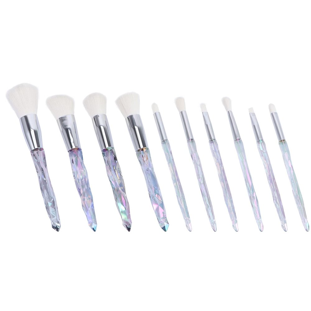 COHEALI 10pcs Handle Makeup Brush Face Powder Smooth Hair Professional Beauty Accessories for All Skin Types for Everyday Use and Makeup Enthusiasts