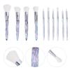 COHEALI 10pcs Handle Makeup Brush Face Powder Smooth Hair Professional Beauty Accessories for All Skin Types for Everyday Use and Makeup Enthusiasts view 4
