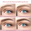 TurritopsisD Eyebrow Pencils 2-Pack, Professional Brow Pencil Dual Tips Retractable Waterproof Natural Eye Brows Makeup, Light Brown view 4