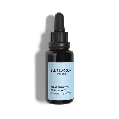 Blue Lagoon Algae Bioactive Concentrate Face Oil Icelandic Microalgae, Anti-Aging, Radiance Boosting, Clean Skincare, Collagen Support, Lightweight Formula, Reduces Fine Lines, 1 fl oz (30 ml)