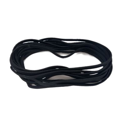 12 Extra Large Hair Ties for Dreadlocks and Thick Hair, Long and Oversized (Black)
