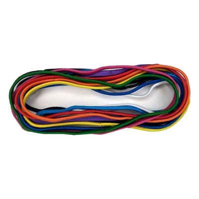 12 Extra Large Hair Ties for Dreadlocks and Thick Hair, Long and Oversized (Rainbow Assortment)