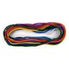 12 Extra Large Hair Ties for Dreadlocks and Thick Hair, Long and Oversized (Rainbow Assortment) view 1
